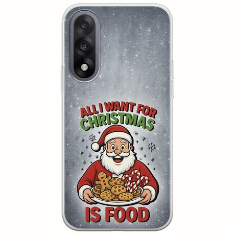 All I Want For Christmas Is - Food OnePlus Nord 5 5G Flexible TPU (Διάφανη Σιλικόνη)