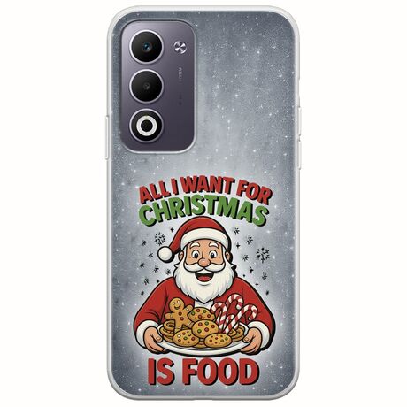 All I Want For Christmas Is - Food Oppo A5 4G/5G Flexible TPU (Διάφανη Σιλικόνη)