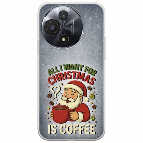 All I Want For Christmas Is - Coffee TCL 60R 5G Flexible TPU (Διάφανη Σιλικόνη)