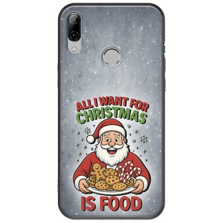 All I Want For Christmas Is - Food Huawei P20 Lite Black TPU (Μαύρη Σιλικόνη)