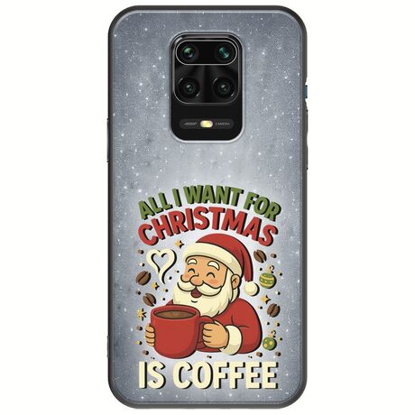 All I Want For Christmas Is - Coffee Xiaomi Redmi Note 9S / 9 Pro / 9 Pro Max Black TPU (Μαύρη Σιλικόνη)