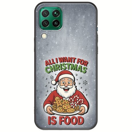 All I Want For Christmas Is - Food Huawei P40 Lite Black TPU (Μαύρη Σιλικόνη)