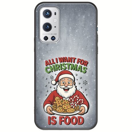 All I Want For Christmas Is - Food OnePlus 9 Pro Black TPU (Μαύρη Σιλικόνη)
