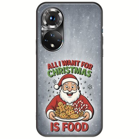 All I Want For Christmas Is - Food Huawei Honor 50 Black TPU (Μαύρη Σιλικόνη)