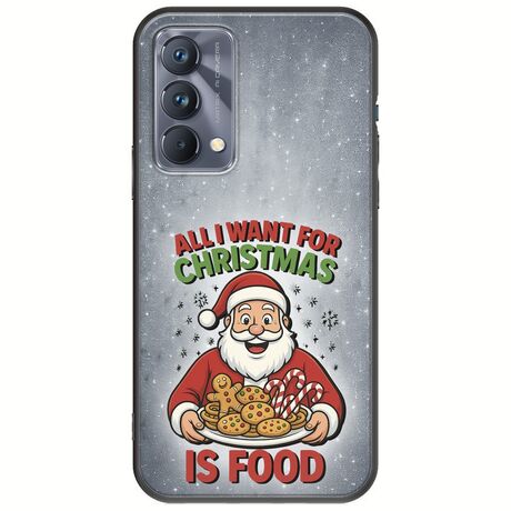 All I Want For Christmas Is - Food Realme GT 5G Black TPU (Μαύρη Σιλικόνη)