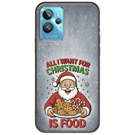 All I Want For Christmas Is - Food Realme GT2 Pro Black TPU (Μαύρη Σιλικόνη)