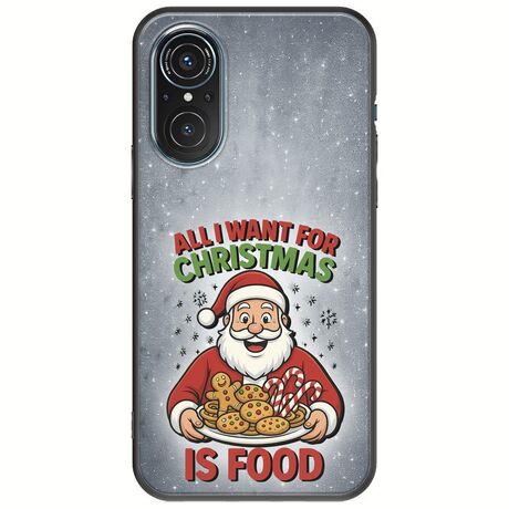 All I Want For Christmas Is - Food Huawei Nova 9 SE Black TPU (Μαύρη Σιλικόνη)