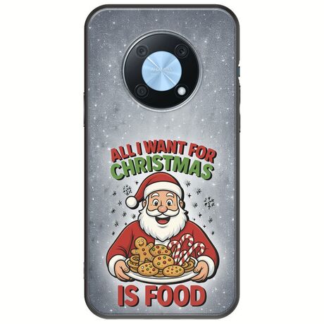 All I Want For Christmas Is - Food Huawei Nova Y90 Black TPU (Μαύρη Σιλικόνη)