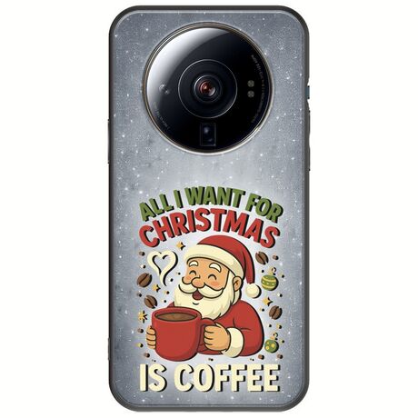 All I Want For Christmas Is - Coffee Xiaomi 12S Ultra Black TPU (Μαύρη Σιλικόνη)