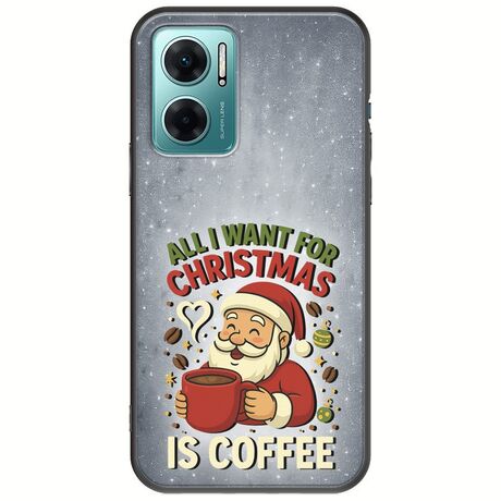 All I Want For Christmas Is - Coffee Xiaomi Redmi 10 5G Black TPU (Μαύρη Σιλικόνη)