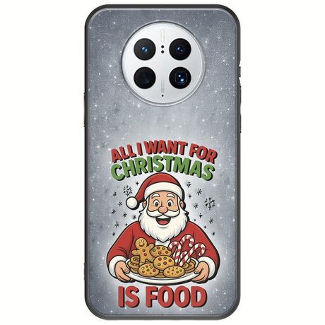All I Want For Christmas Is - Food Huawei Mate 50 Pro Black TPU (Μαύρη Σιλικόνη)