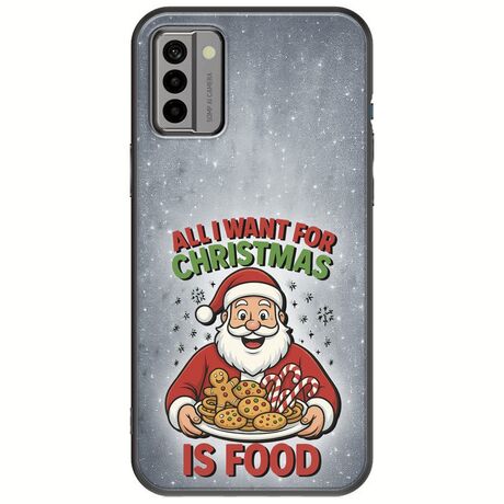 All I Want For Christmas Is - Food Nokia G22 Black TPU (Μαύρη Σιλικόνη)