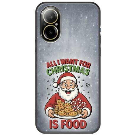All I Want For Christmas Is - Food Realme C67 4G Black TPU (Μαύρη Σιλικόνη)