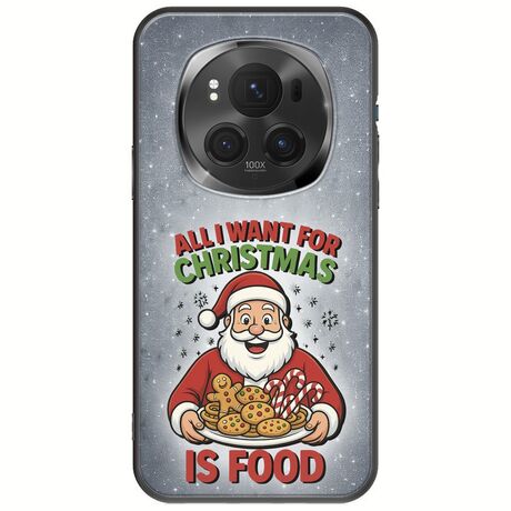 All I Want For Christmas Is - Food Honor Magic 6 Pro 5G Black TPU (Μαύρη Σιλικόνη)