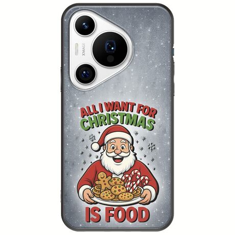 All I Want For Christmas Is - Food Huawei Pura 70 Pro Black TPU (Μαύρη Σιλικόνη)