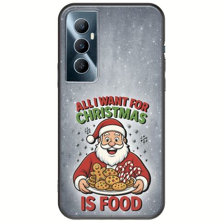 All I Want For Christmas Is - Food Realme C65 4G Black TPU (Μαύρη Σιλικόνη)