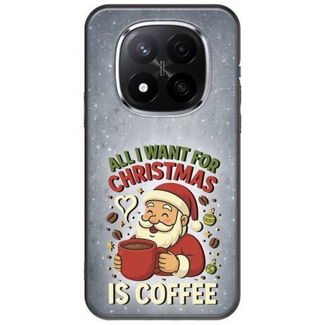 All I Want For Christmas Is - Coffee Xiaomi Poco X7 5G Black TPU (Μαύρη Σιλικόνη)