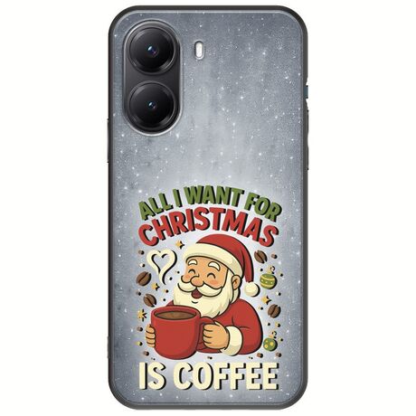 All I Want For Christmas Is - Coffee Xiaomi Poco X7 Pro 5G Black TPU (Μαύρη Σιλικόνη)