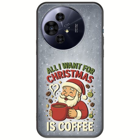All I Want For Christmas Is - Coffee TCL 50 PRO NXTPAPER 5G Black TPU (Μαύρη Σιλικόνη)