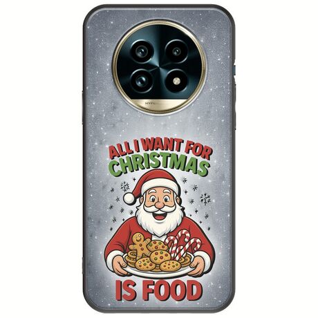 All I Want For Christmas Is - Food Realme 13 Pro 5G Black TPU (Μαύρη Σιλικόνη)