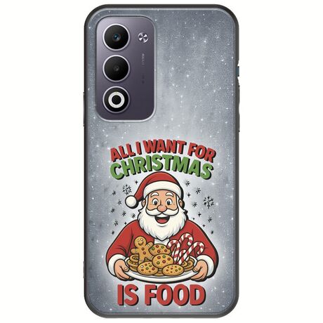 All I Want For Christmas Is - Food Oppo A5 4G/5G Black TPU (Μαύρη Σιλικόνη)