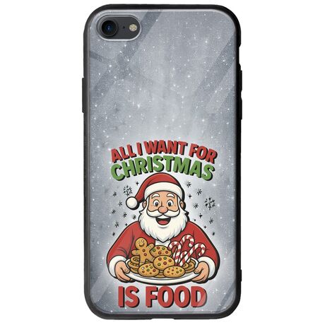All I Want For Christmas Is - Food iPhone 7 Groove TPU (Tempered Glass και TPU)