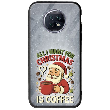 All I Want For Christmas Is - Coffee Xiaomi Redmi Note 9T 5G Groove TPU (Tempered Glass και TPU)