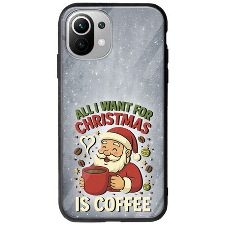 All I Want For Christmas Is - Coffee Xiaomi Mi 11 Lite / 11 Lite NE / 5G Groove TPU (Tempered Glass και TPU)