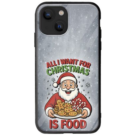 All I Want For Christmas Is - Food iPhone 13 mini Groove TPU (Tempered Glass και TPU)