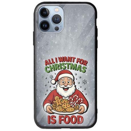 All I Want For Christmas Is - Food iPhone 12 Pro Groove TPU (Tempered Glass και TPU)