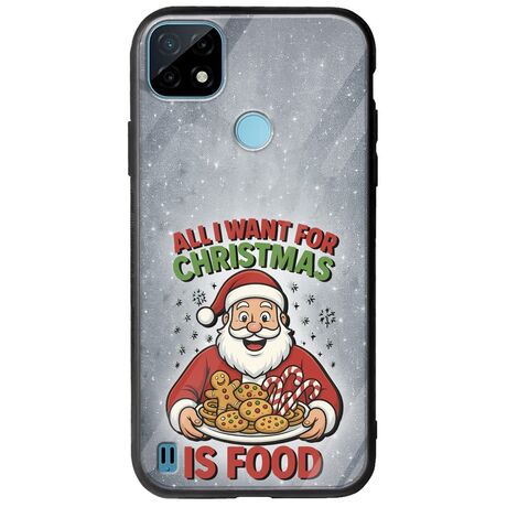 All I Want For Christmas Is - Food Realme C21Y / Realme C25Y Groove TPU (Tempered Glass και TPU)