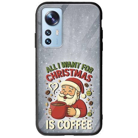 All I Want For Christmas Is - Coffee Xiaomi 12 / 12X Groove TPU (Tempered Glass και TPU)