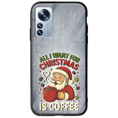All I Want For Christmas Is - Coffee Xiaomi 12 Pro Groove TPU (Tempered Glass και TPU)
