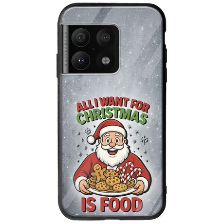 All I Want For Christmas Is - Food OnePlus 10 Pro Groove TPU (Tempered Glass και TPU)