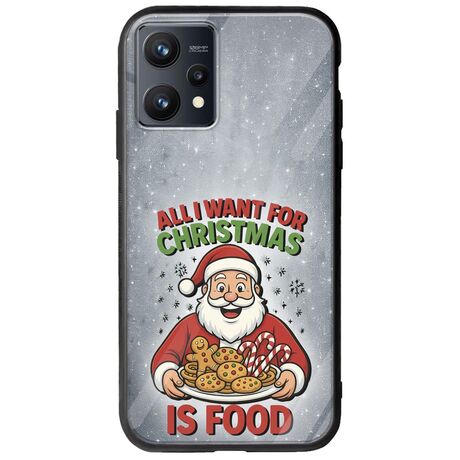 All I Want For Christmas Is - Food Realme 9 4G Groove TPU (Tempered Glass και TPU)