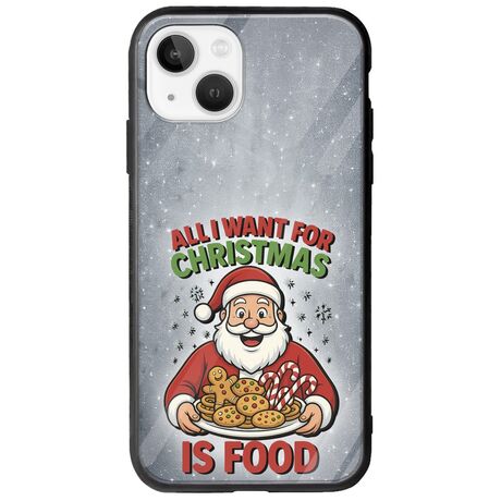 All I Want For Christmas Is - Food iPhone 14 Groove TPU (Tempered Glass και TPU)