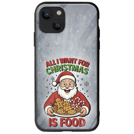 All I Want For Christmas Is - Food iPhone 14 Plus Groove TPU (Tempered Glass και TPU)