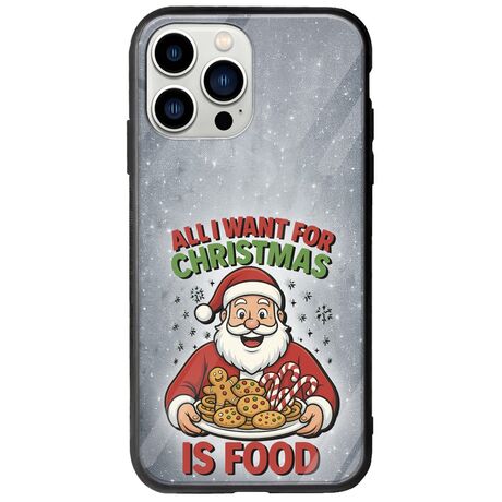 All I Want For Christmas Is - Food iPhone 14 Pro Groove TPU (Tempered Glass και TPU)