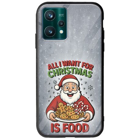 All I Want For Christmas Is - Food Realme 9 5G Groove TPU (Tempered Glass και TPU)