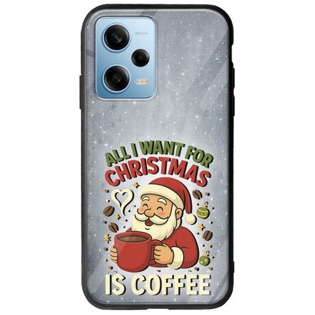 All I Want For Christmas Is - Coffee Xiaomi Redmi Note 12 4G Groove TPU (Tempered Glass και TPU)