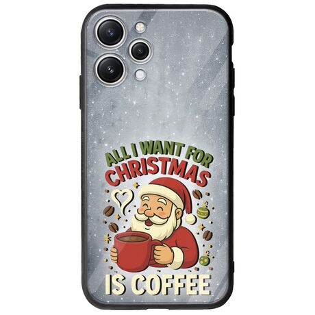 All I Want For Christmas Is - Coffee Xiaomi Redmi 12 Groove TPU (Tempered Glass και TPU)