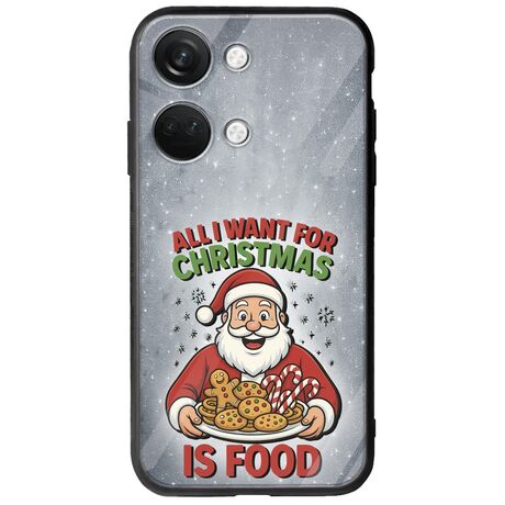 All I Want For Christmas Is - Food OnePlus Nord 3 5G Groove TPU (Tempered Glass και TPU)