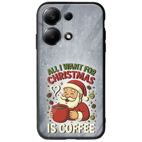 All I Want For Christmas Is - Coffee Xiaomi Redmi Note 13 4G Groove TPU (Tempered Glass και TPU)