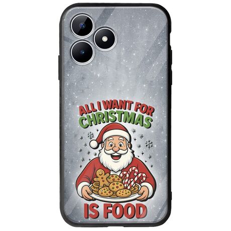All I Want For Christmas Is - Food Realme Note 50 Groove TPU (Tempered Glass και TPU)