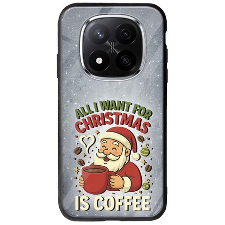 All I Want For Christmas Is - Coffee Xiaomi Redmi Note 14 Pro 5G Groove TPU (Tempered Glass και TPU)
