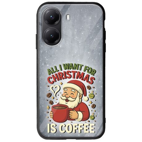 All I Want For Christmas Is - Coffee Xiaomi Poco X7 Pro 5G Groove TPU (Tempered Glass και TPU)