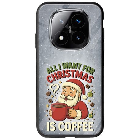All I Want For Christmas Is - Coffee Xiaomi Redmi Note 14 Pro+ 5G Groove TPU (Tempered Glass και TPU)