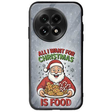 All I Want For Christmas Is - Food OnePlus 13 5G Groove TPU (Tempered Glass και TPU)