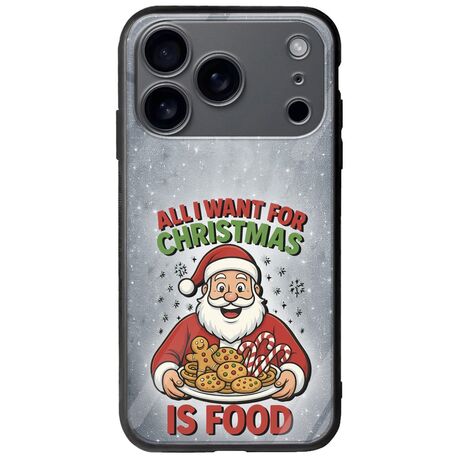 All I Want For Christmas Is - Food iPhone 17 Pro Groove TPU (Tempered Glass και TPU)