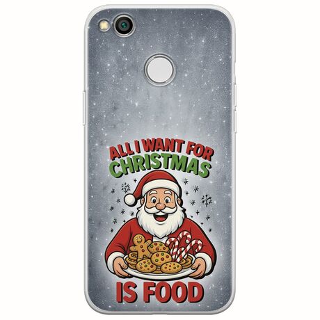 All I Want For Christmas Is - Food Xiaomi Redmi 4X Flexible TPU (Διάφανη Σιλικόνη)